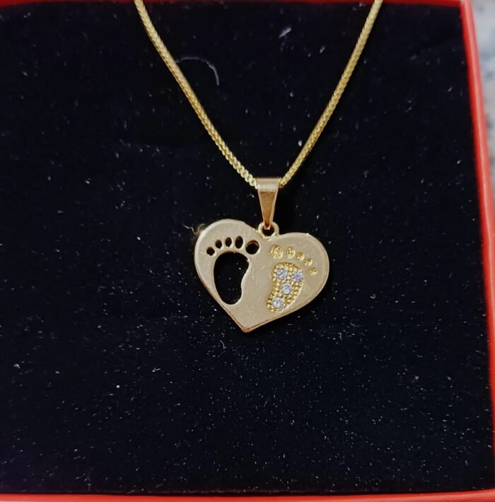 Colar pezinhos com zirconias