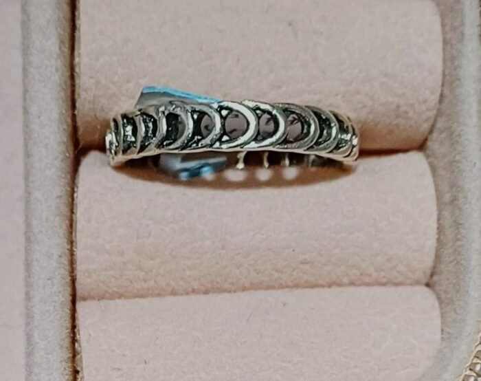 Anel Minimalista Seta Banhado a Prata